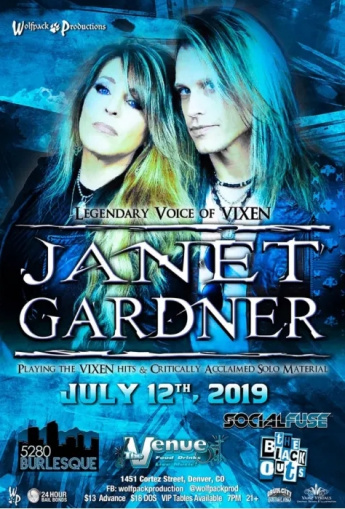 Ex-VIXEN Singer JANET GARDNER Performs In Denver (Video)
